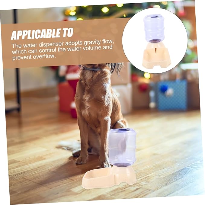 Milisten Automatic Pet Water Fountain Cat Dog Water Dispenser Indoor Outdoor Automatic Feeder Dispenser Bowl for Cats Dogs