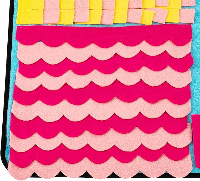 Snuffle Mat, Dog Feeding Mat, Fleece Pet Snuffle Mat for Dogs, for Relieving Tension and Anxiety, 27.55 * 41.33in, Encourage Natural Foraging