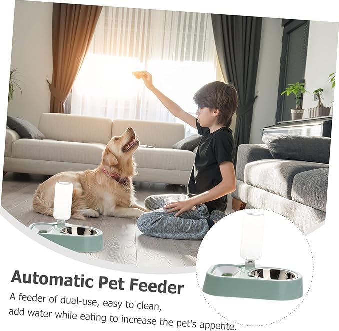 BESPORTBLE Automatic Dog Cat Pet Water Feeder Bowl Refillable Pet Water Dispenser Easy Clean Supplies
