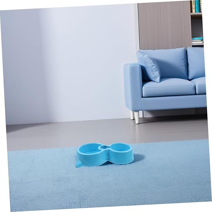 Automatic Water Bottle Dog Bowl Double Bowls Pet Feeder Slow Feeder for Dogs