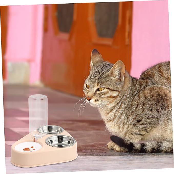 Cat Dog Water Dispenser Bottle Automatic Pet Feeder Capacity Leakproof