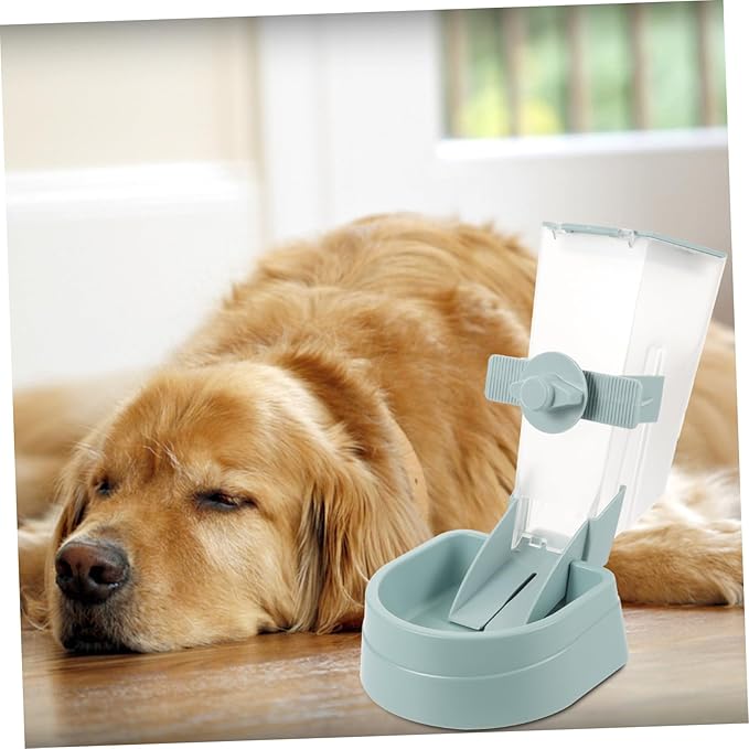 ibasenice Automatic Hanging Dog Feeder Capacity Pet Food Dispenser No Electricity Required Easy Slope Design for Feeding for Busy Pet Owners