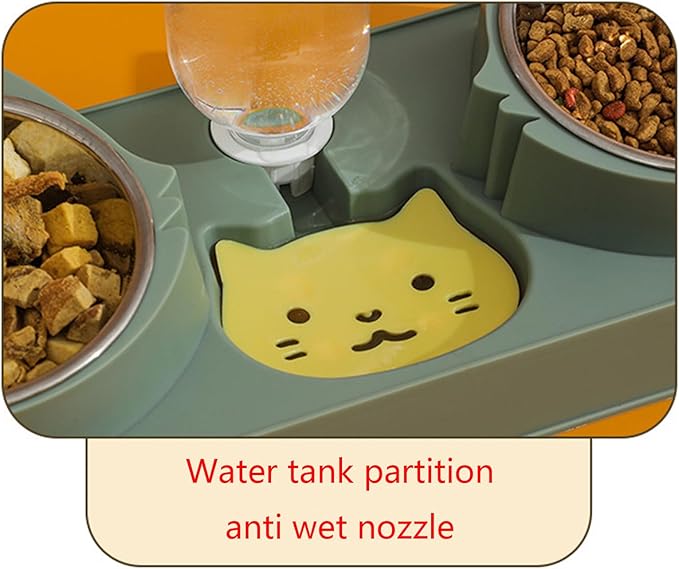 Pet Feeding Bowl Dog Food Small Dogs Food Large Capacity Anti-Skid Feeding Dispenser Kitten Feeder Pet Supplies for Small Dogs Treats