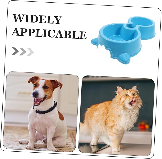 Automatic Dog Water Dispenser Portable Bowls Dual Food and Water Bowls for Dogs Cat and Kitten Feeder Safe Abs Material