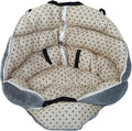 Rengue Pet Car Seat, PP Cotton Comfortable Cushion, Removable Cover, Easy Install for Small Dogs Cats, Ideal for Travel and Outdoor Activities