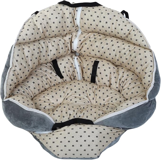 HEEPDD Dog Car Seat, & Car Seats Travel Carrier Bed with PP Cotton Material for Small Dogs and Cats, Camping Outdoor Adventures, Portable Lightweight Pet