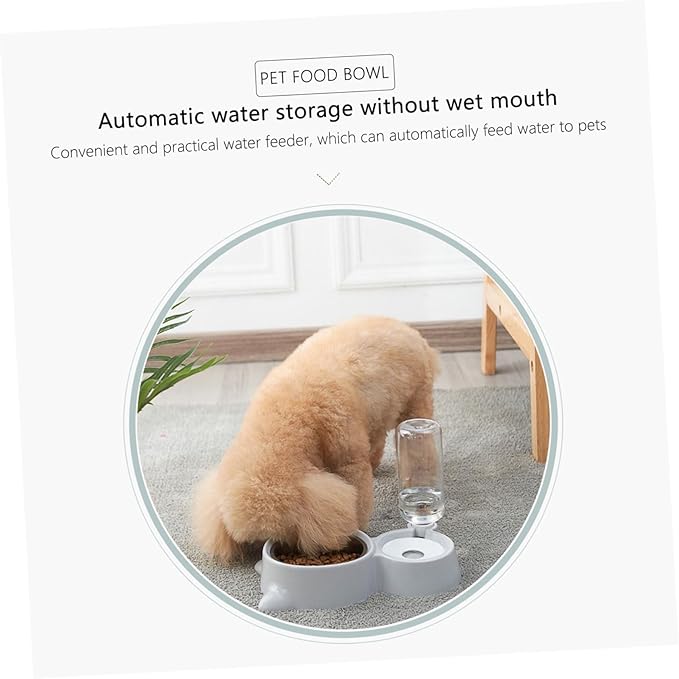 Automatic Pet Water Feeder Double Dog Bowls Leakproof Design Easy Pets Versatile Water Dispenser