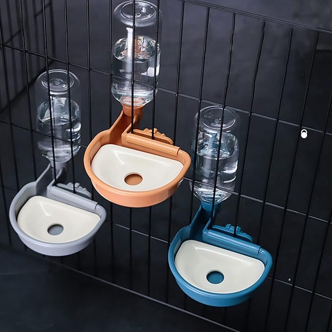 Pet Water Dispenser for Water Feeder Automatic Feed Fountain for Small Dogs Puppies Cats Easy to Hang for