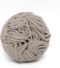 Light Brown Snuffle Ball for Dogs, Slow Feeder Mental Enrichment Toy for Small, Medium Dogs, Discreet Color Interactive Puzzle Game for Anxiety Relief & Indoor Fun, Machine Washable