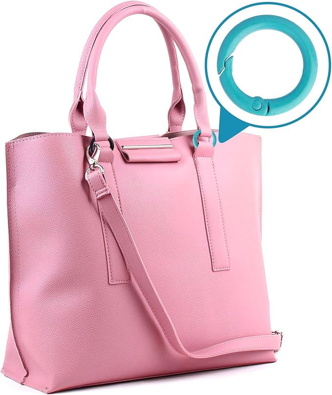 Spring O Rings,Round Spring Snap Keyring, Metal Carabiner Clips for Keychain Handbag Purse Dog