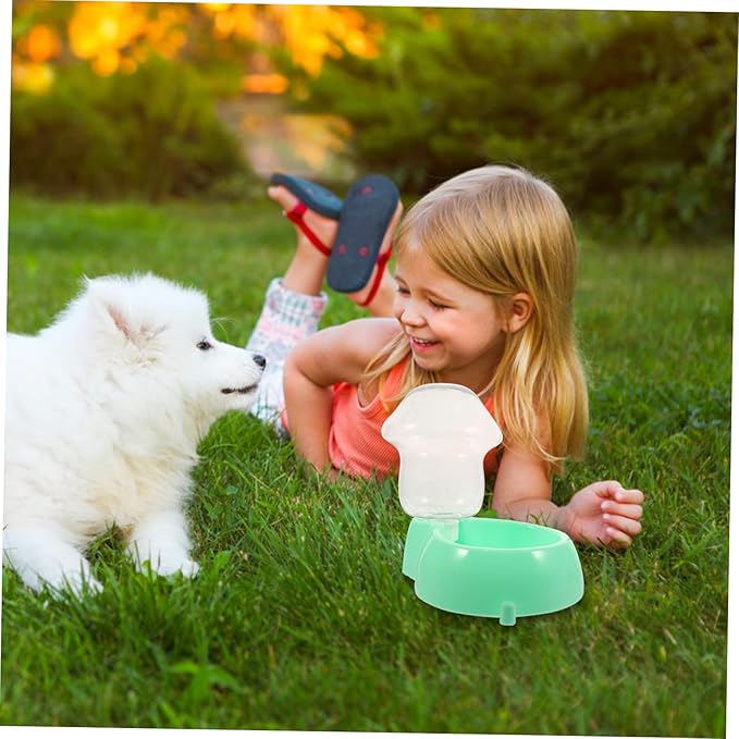 Sosoport 1set Automatic Pet Water Dispenser Transparent Capacity Drinking Bowl for Cats and Dogs Plastic Water Feeder for Convenient Hydration for Indoor and Outdoor Use