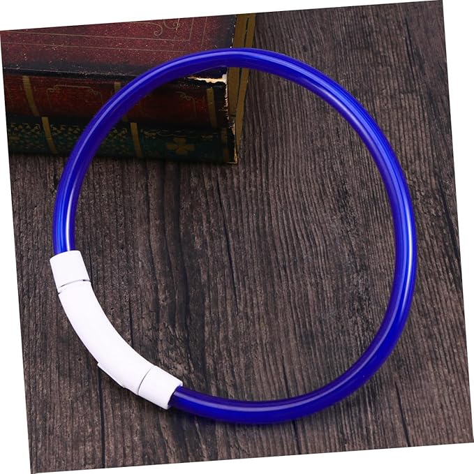 UPKOCH Led Dog Collar USB Rechargeable Glowing Pet for Night Safety Energy-Saving -Friendly Design