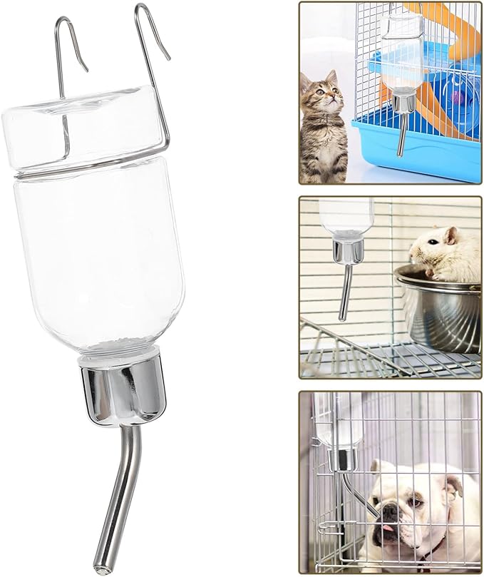 Automatic Pet Feeder Dog Water Bottle Portable Water Dispenser No Leak Perfect for Rabbit Large Dogs