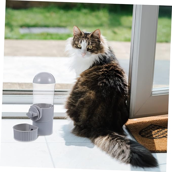 SUPVOX Wear-Resistant Automatic Dog Water Feeder Convenient Hanging Cat Water Dispenser No Leakage Capacity for Pet Cages Easy Installation for Healthy Hydration
