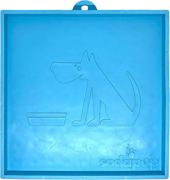SodaPup Hold Em Tray – Durable Suction Cup Holder for eBowls, eTrays, and eMats, Made in USA from Non-Toxic, Pet-Safe Rubber, Prevents Sliding & Messes, and Enhances Mealtime Convenience