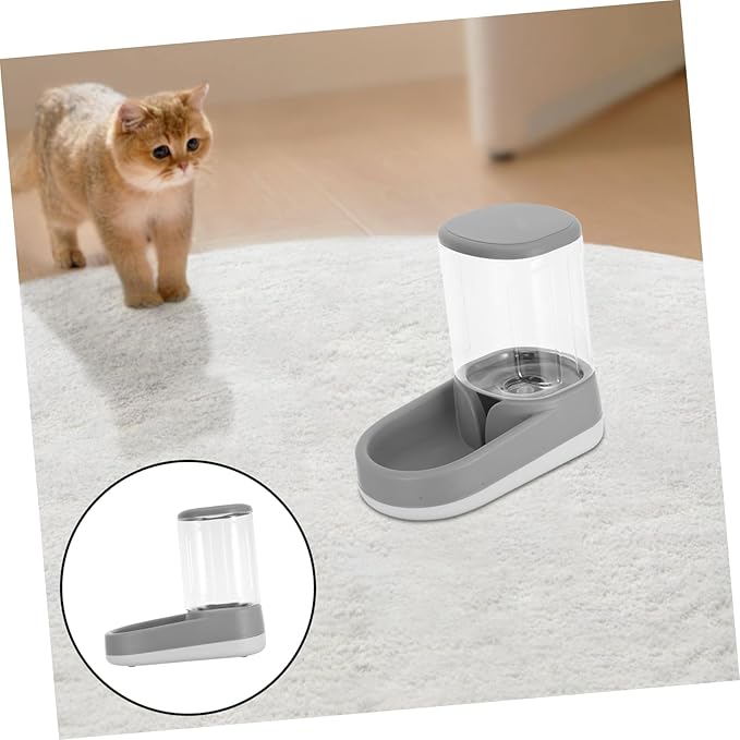 Milisten Pet Food and Water Bowl Automatic Feeder for Dogs Cats Storage Container Gravity Feeder Easy to Use