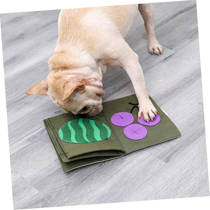 PET Dog Food Leakage Training Blanket Interactive Nose Work Toy for Dogs Educational Feeding Book Slow Feeder Design for PET Play and Training