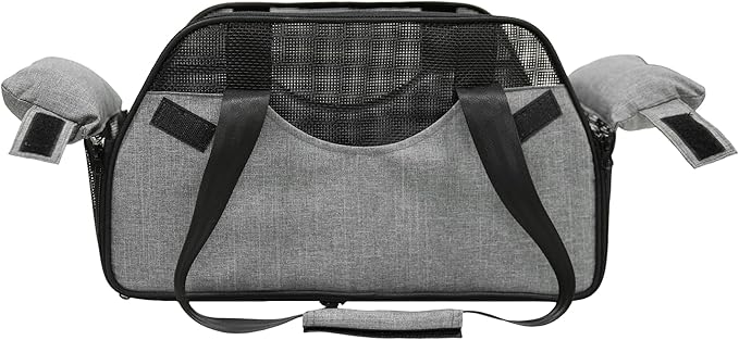 Center Console Dog Car Seat for Small Dogs with Mesh, Dog Booster Seat with Upgraded Safety Tethers, Detachable Washable Pet Car Seat Travel Bed Under 25lbs(Mesh)