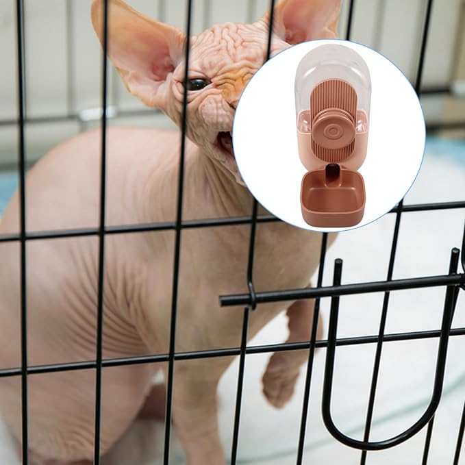 BESPORTBLE Dog Water Dispenser for Crate Automatic Cat Feeder Hanging Pet Water Fountain Easy Install Clean