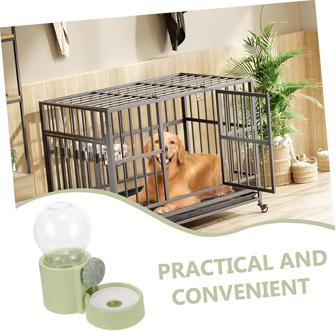 KESYOO 2pcs Automatic Pet Water Dispenser Feeder Wall-Mounted Dog Water Bottle for Animals Leak Easy Puppies Kittens and More