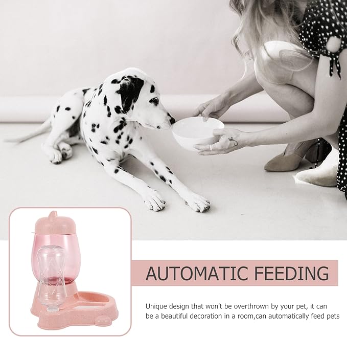 1pc Automatic Pet Water Dispenser for Cats and Dogs Non-Skid Bowl -Spill Design Easy to Water Feeder for Pets for Daily Hydration