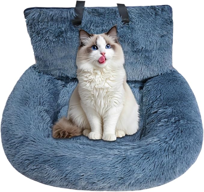 Car Seat Dog Medium – Modern Plush Non Slip, Sleek, Travel, Bed Pet, Cushion Traveling Camping Kitten Road | Multipurpose Outdoor Indoor Utility Ergonomic Portable Compact