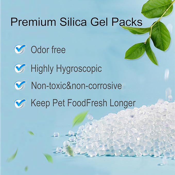 12 PCS Replacement Desiccant Packs for PETLIBRO Automatic Cat Feeder,Refill for Smart Cat & Dog feeders ，Moisture-Proof & Fresh-Keeping, Individually Wrapped | Pet Feeder Accessories