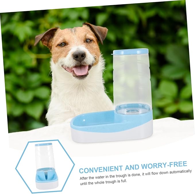 Automatic Pet Water Dispenser with Smooth Surface Cats and Rabbits Capacity Compact and Portable Water Bowl for Home Use