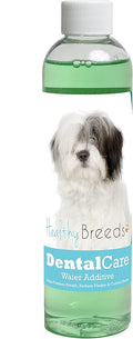 Healthy Breeds Dog Dental Care Water Additive for Old English Sheepdog - Helps Freshen Breath, Reduce Plaque & Control Tartar - Mint Flavor - 8 oz