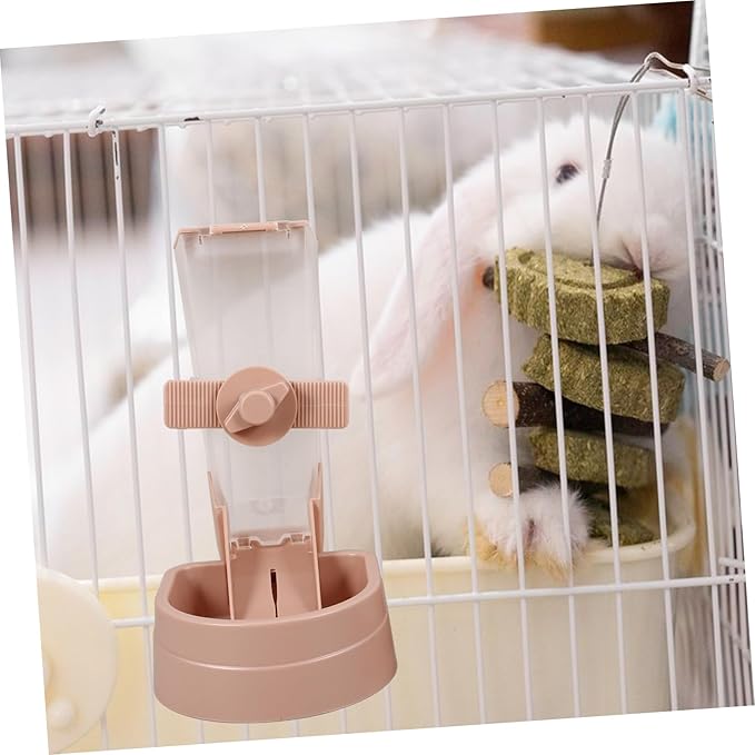 1set Automatic Hanging Pet Feeder Water Dispenser for Dogs and Cats Compact Body for Easy Observation Stable Design to Prevent Spills for Cages