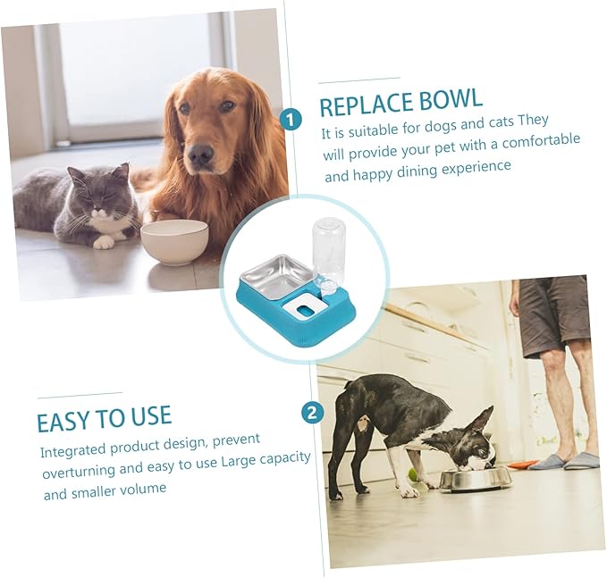 Garneck Automatic Water PET Bowl Detachable Cat and Dog Water Dispenser Fall Design Indoor PET Supply for Dogs and Cats