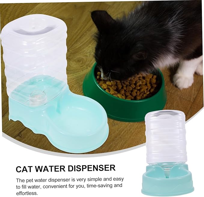 HANABASS Automatic Pet Feeder Water Bowl Cat Dog Dispenser Feeder Dish Removable Dispenser