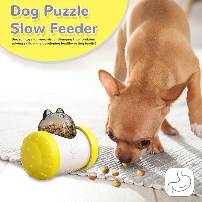Dog Treat Toy - Interactive Dog Toys for Boredom, Treat Dispensing Enrichment Dog Puzzle Toy Food Puzzles Ball for Mental Stimulation Boredom Buster (C)