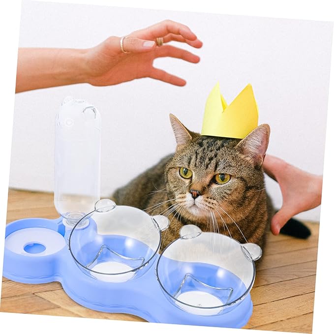 VICASKY Water Feeder Skid Pet Bowl Multi Use Detachable Water Dispenser for Dogs and Cats Convenient Feeding for Busy Pet Owners