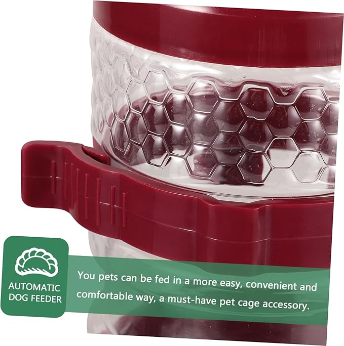 Happyyami Cat and Dog Water Bottle Feeder Compact Pet Cage Accessory Easy to Install