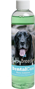 Healthy Breeds Dog Dental Care Water Additive for Mastador - Helps Freshen Breath, Reduce Plaque & Control Tartar - Mint Flavor - 8 oz