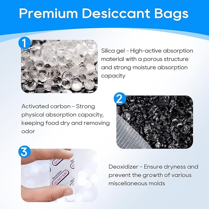 16 Pack Pet Food Desiccant Bag Compatible with Petlibro Automatic Cat Dog Feeders, PLAF001, PLAF002, PLAF101, PLAF005, PLAF006, Upgrade Packets Keep Pet Food Dry and Fresh