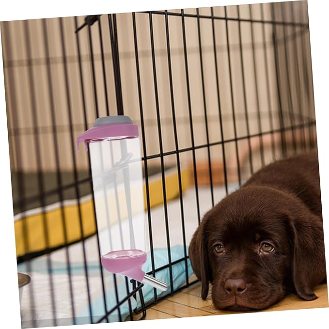 Mipcase 2pcs Automatic Pet Hanging Water Dispenser for Dogs Cats Capacity Design for Cleaning Refilling for Cages and Travel
