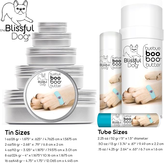 The Blissful Dog Shih Tzu Boo Boo Butter, 16 oz