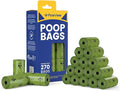 Dog poop bags rolls, Extra Thick & Leak-Proof Doggie Bags, Lavender Scented Pet Waste Bags Made from 70% Certified Recycled Plastic, Easy Tear & Open Poop Bags for Dog Walking, 18 Rolls (270 Counts）