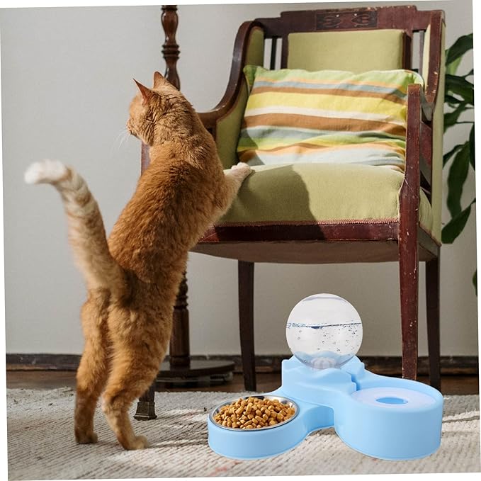Automatic Cat Feeder Cat Fountain Pet Water Dispenser No Spill Design Healthier Pet Hydration