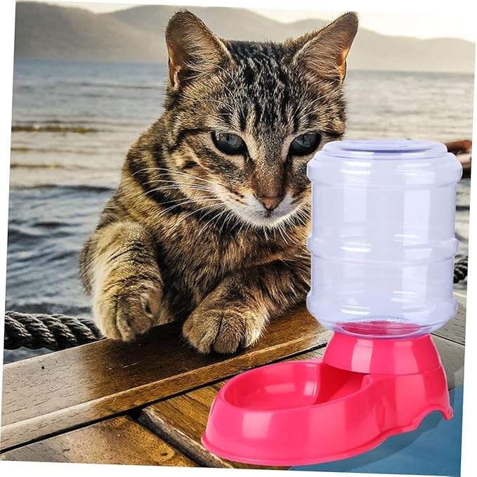 BESPORTBLE Pet Water Bowl Food Bowl Automatic Feeder for Cats Capacity Easy Clean Design