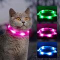 BSEEN Light Up Dog Collar, Silicone LED Dog Collar Rechargeable Glowing Puppy Collar Safety Dog Lights for Night Walking (Pink-XS 40cm)