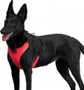YAP Techno® No Pull Dog Harness for Large Dogs, Adjustable, Temperature Controlled Dog Vest Harness No Choke Dog Harness with Easy Control Handle for All Breeds; 90-175 lbs (Imperial Red, Extra Large)