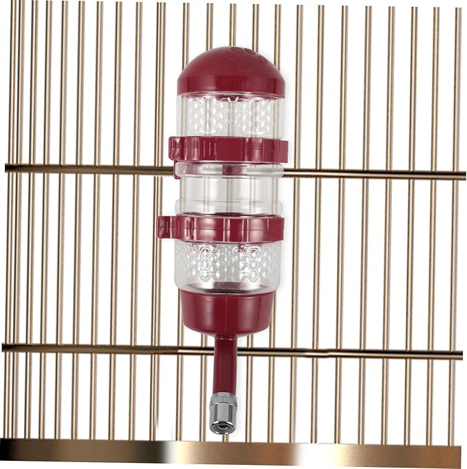 Garneck Cat Water Dispenser for Dogs Hanging Type Automatic Feeder Control Compact Design for Pet Cages Easy to Install for Cats and Dogs