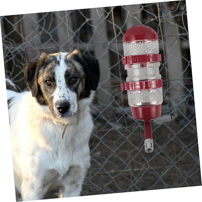 Pet Water Bottle Dispenser Dog Water Dispenser Cage Cat Feeder Waterer Automatic