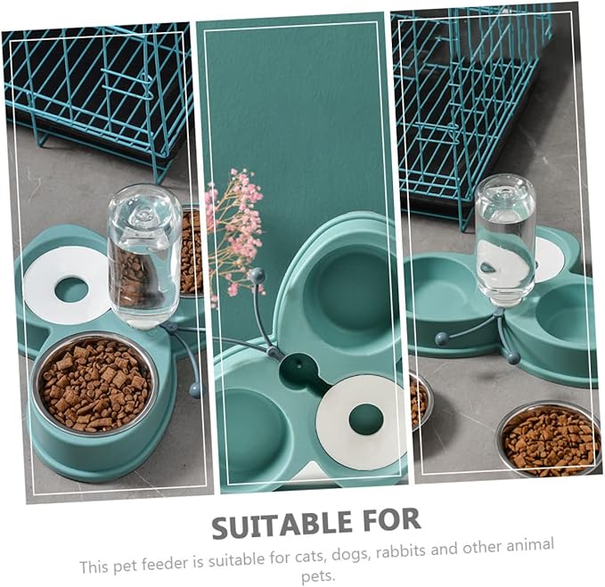 BESPORTBLE Automatic Pet Water Feeder and Multi-Function Food Dispenser for Dogs and Cats Bowls Easy to and Use for Home and Pet Stores