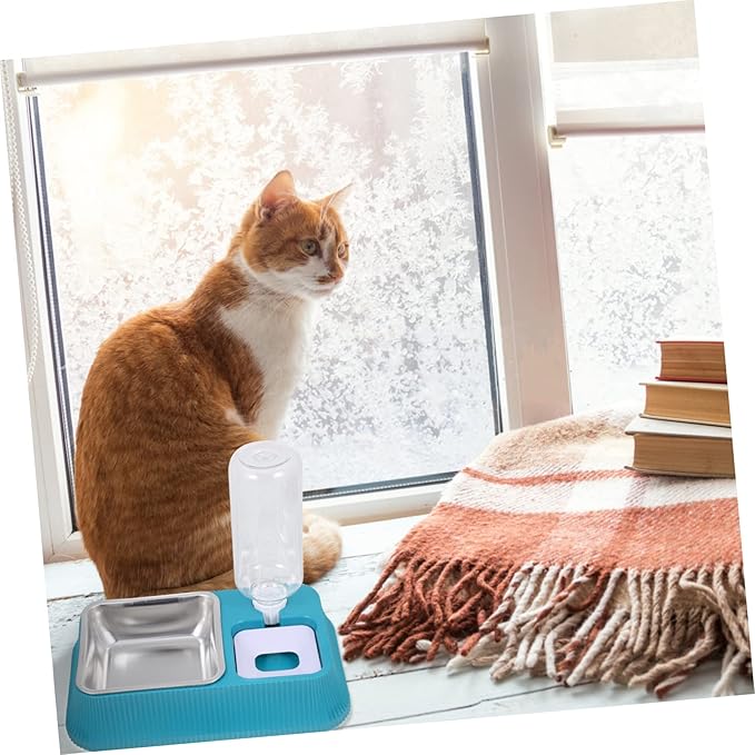 Milisten Pet Water Bowl Detachable Dog Feeder Automatic Water Dispenser for Dogs and Cats Non-Slip Design Easy to Clean for Home Use