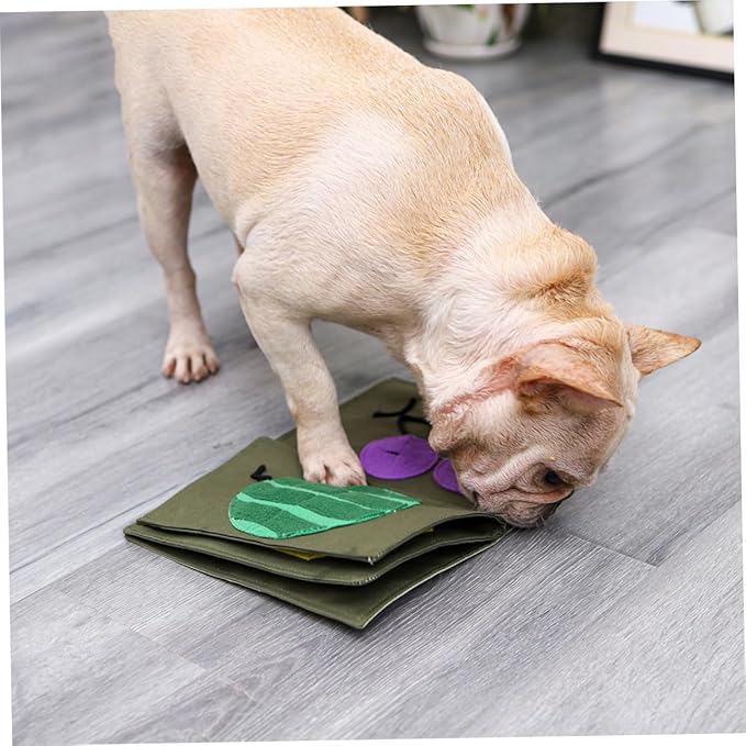 PET Dog Food Leakage Training Blanket Interactive Nose Work Toy for Dogs Educational Feeding Book Slow Feeder Design for PET Play and Training