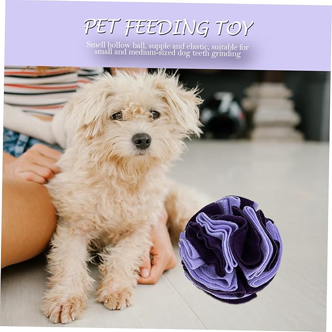 Happyyami Dog Sniffing Training Toy Interactive Slow Feeding for Pets Upgraded Sniffing Mat Design Sense of Smell Boredom Easy to Clean